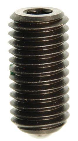 Hex Drive Steel Ball Plungers - Delrin Ball - Color Code - Black