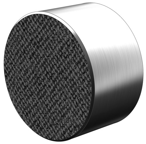 Abrasive Diamond Surface - Tapped Hole Round - Stainless Steel: Tap - 1/4-28