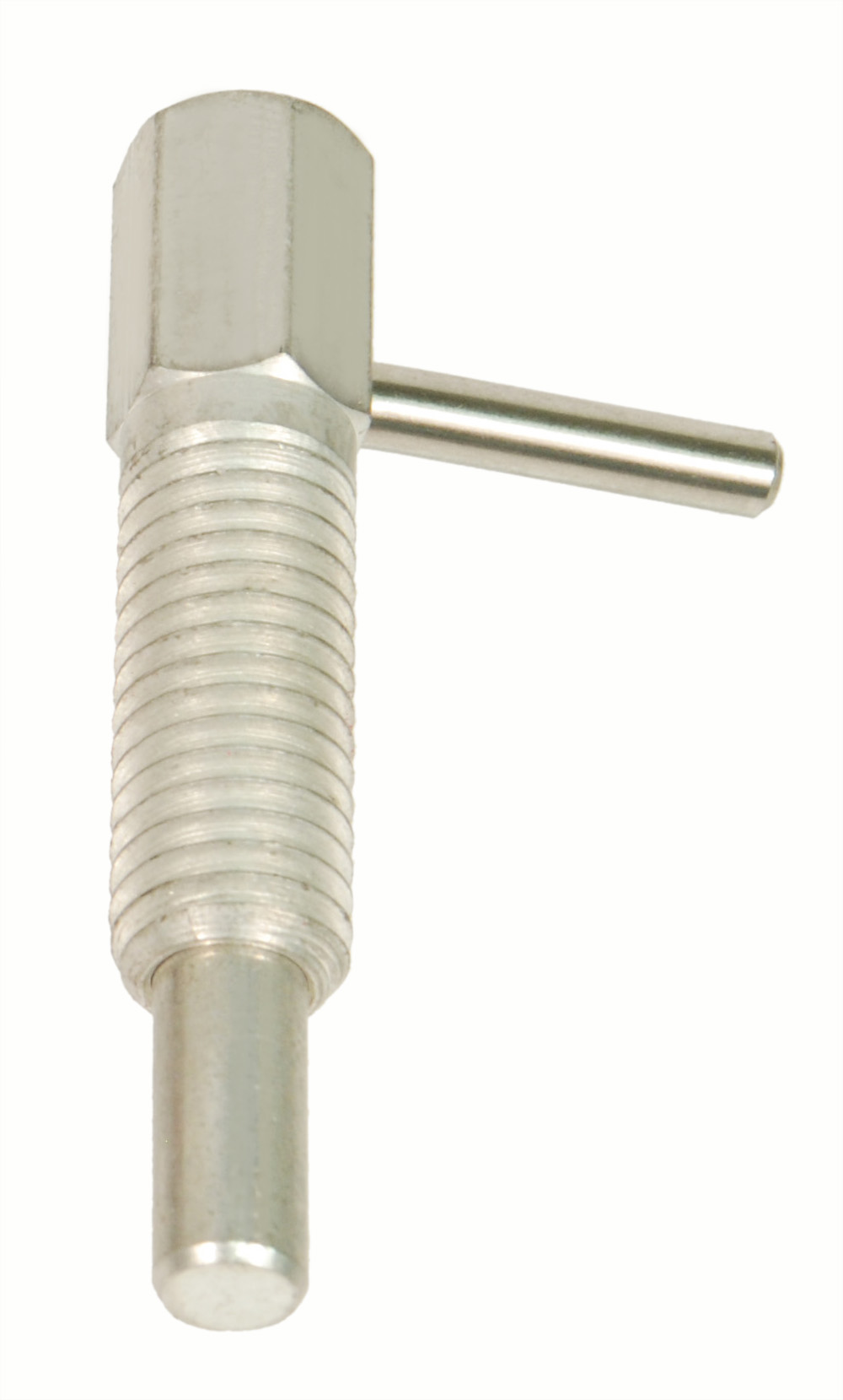 Steel, Stainless Steel, or Phenolic Nose Long Reach - Short Length - Locking Plungers