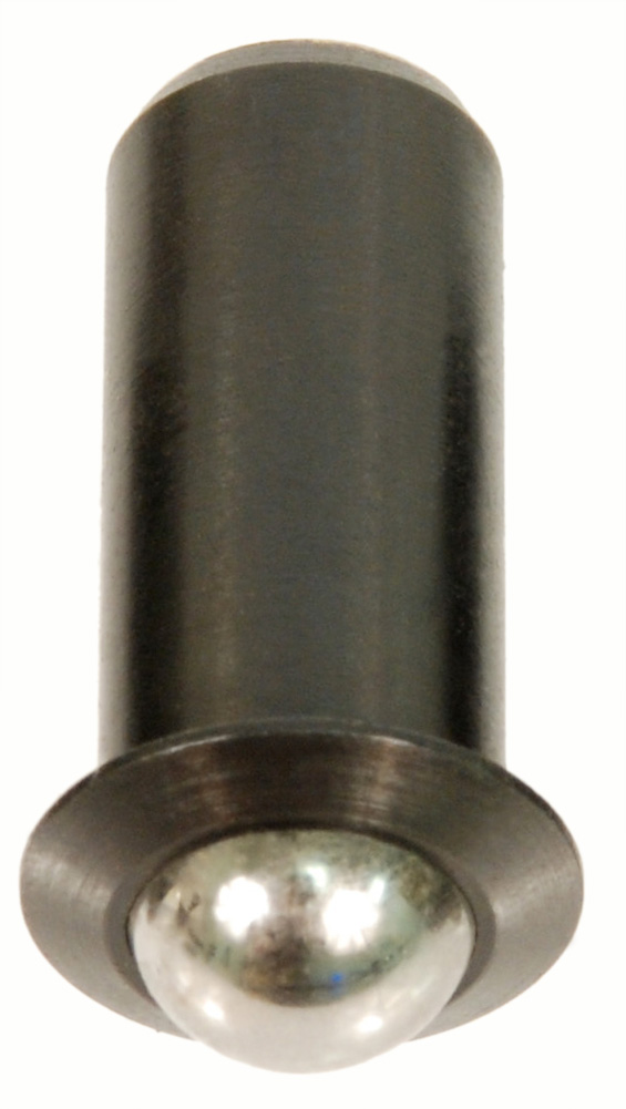 Press Fit Ball Plunger - Stainless Ball, Medium Pressure  0.093 Ball Dia. X End Force: 0.75 Initial x 2.5 Final